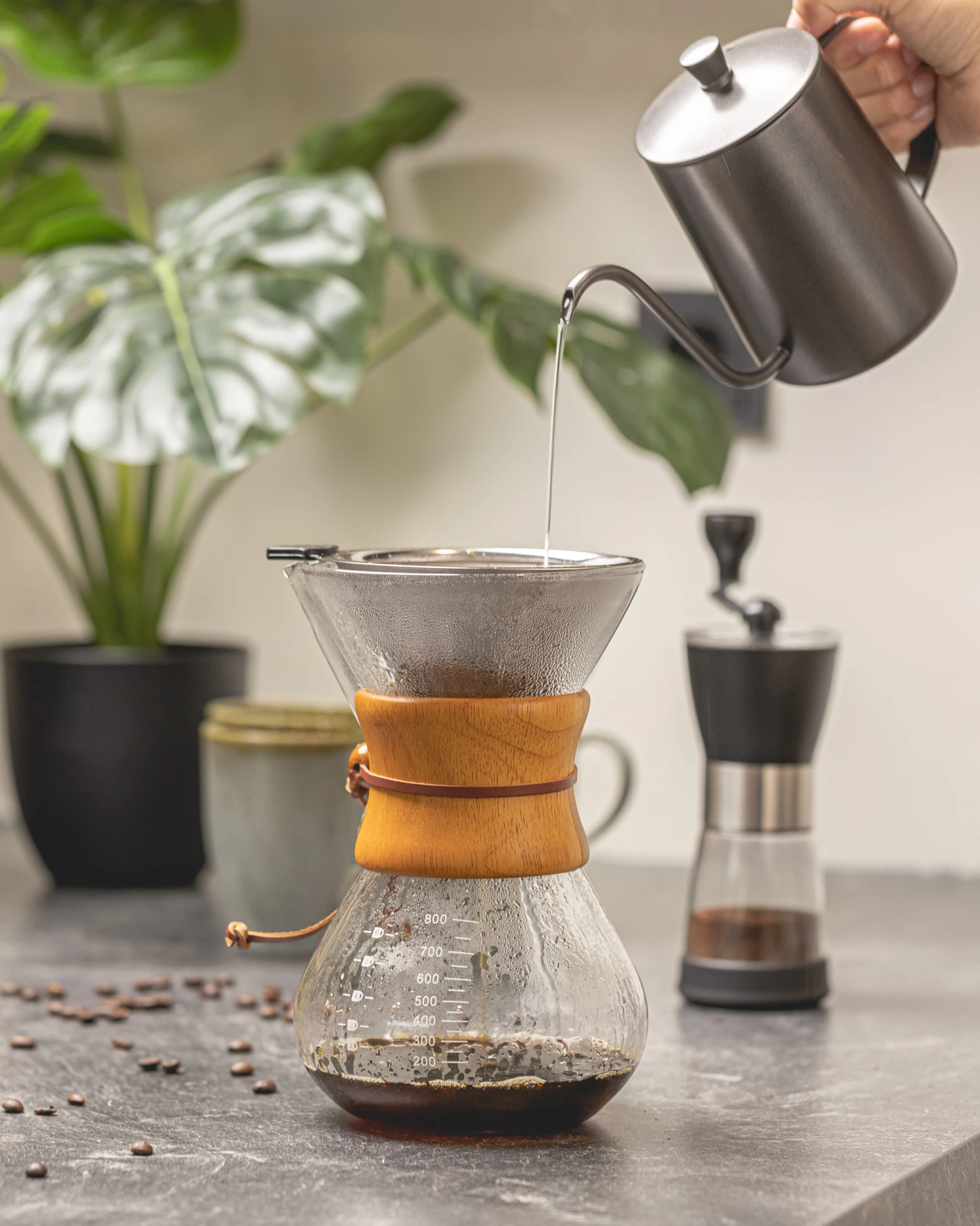 Jay Hill Pour Over Cafetiere - 800 ml Jay Hill Pour Over Cafetiere - 800 Ml -Praktische Winkel Voor Keukenbenodigdheden koffie 3 1