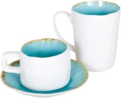 Cosy & Trendy Koffieschotel Laguna Azzurro ø 15 Cm 5 Cosy & Trendy Koffieschotel Laguna Azzurro ø 15 Cm -Praktische Winkel Voor Keukenbenodigdheden laguna azzurro koppen 1