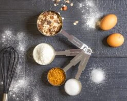 Sareva Maatschepjes - RVS - 4-delig 3 Sareva Maatschepjes - RVS - 4-delig -Praktische Winkel Voor Keukenbenodigdheden maatschepjes0 3 1