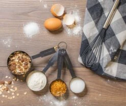 Sareva Maatschepjes - Zwart - 4-delig 3 Sareva Maatschepjes - Zwart - 4-delig -Praktische Winkel Voor Keukenbenodigdheden maatschepjes0 4