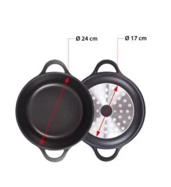 Valira Braadpan Met Deksel Aire - ø 24 Cm / 4 Liter -Praktische Winkel Voor Keukenbenodigdheden non stick tall casserole induction 7