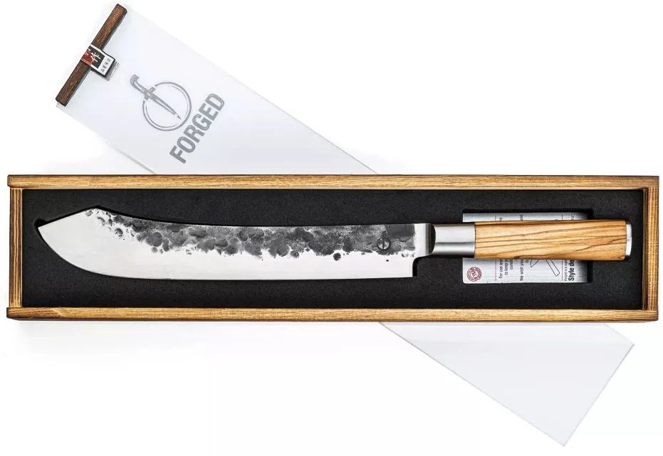 Forged Slagersmes Olive 25.5 cm Forged Slagersmes Olive 25.5 Cm -Praktische Winkel Voor Keukenbenodigdheden olivebutcher