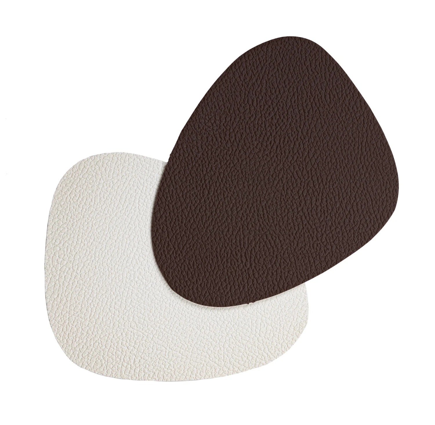 Jay Hill Onderzetters - Vegan leer - Bruin / Wit- Organic - 13 x 11 cm - 6 stuks Jay Hill Onderzetters - Vegan Leer - Bruin / Wit- Organic - 13 X 11 Cm - 6 Stuks -Praktische Winkel Voor Keukenbenodigdheden onderzetter29062021