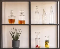 Sareva Beugelfles / Weckfles - Rond - 1 Liter -Praktische Winkel Voor Keukenbenodigdheden opbergglas stellingkast 2 3