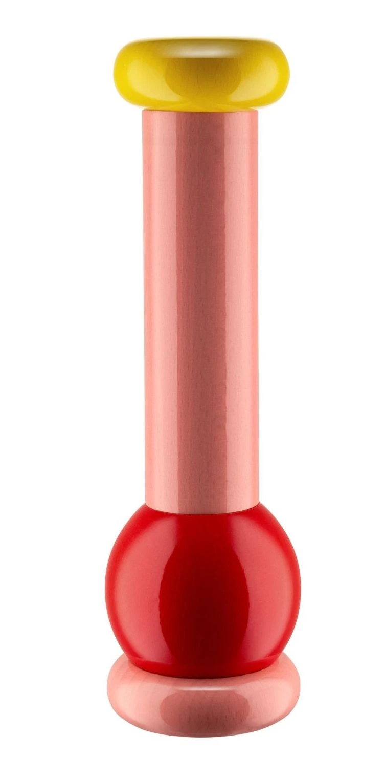 Alessi Pepermolen Twergi - MP0210 2 - Roze - door Ettore Sottsass Alessi Pepermolen Twergi - MP0210 2 - Roze - Door Ettore Sottsass -Praktische Winkel Voor Keukenbenodigdheden pepper mill pink 1