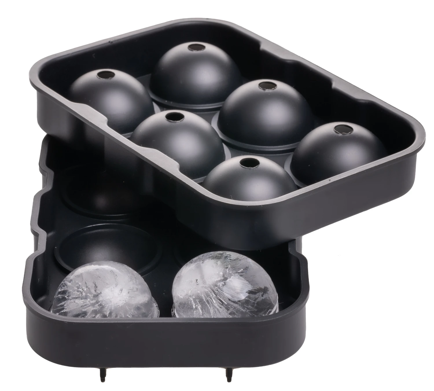 Sareva IJsblokjesvorm - 6 ronde ijsbollen - Siliconen - Easy Release - Herbruikbaar Sareva IJsblokjesvorm - 6 Ronde Ijsbollen - Siliconen - Easy Release - Herbruikbaar -Praktische Winkel Voor Keukenbenodigdheden product 2 5