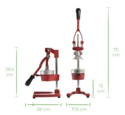 Sareva Citruspers - Gietijzer - Hevelmodel - Rood -Praktische Winkel Voor Keukenbenodigdheden red 1@2x 80