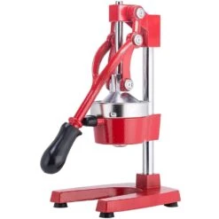 Sareva Citruspers - Gietijzer - Hevelmodel - Rood -Praktische Winkel Voor Keukenbenodigdheden sareva citruspers rood