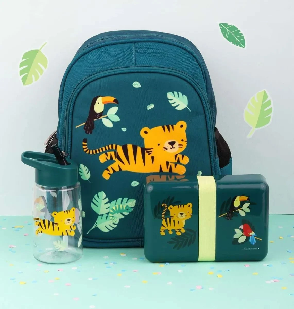 A Little Lovely Company Lunchbox - Jungle Tijger A Little Lovely Company Lunchbox - Jungle Tijger -Praktische Winkel Voor Keukenbenodigdheden sbjtgr14 lr