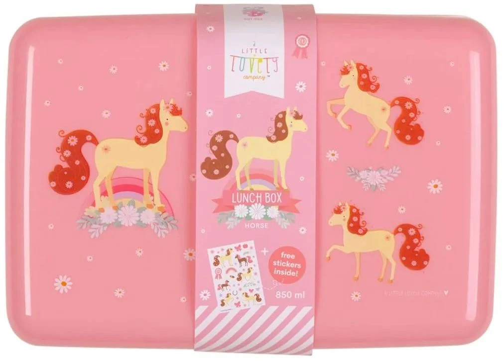 A Little Lovely Company Lunchbox - Paard A Little Lovely Company Lunchbox - Paard -Praktische Winkel Voor Keukenbenodigdheden sblhpi11 lr 9 lunch box horse