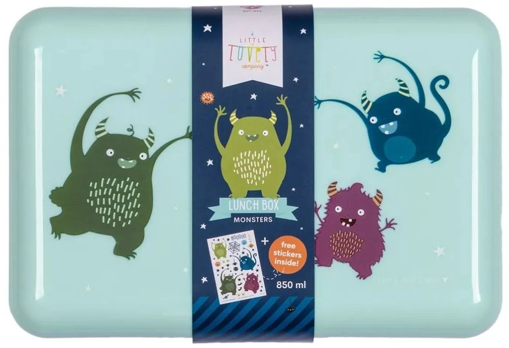 A Little Lovely Company Lunchbox - Monsters A Little Lovely Company Lunchbox - Monsters -Praktische Winkel Voor Keukenbenodigdheden sbmobu23 lr 1 lunch box monsters