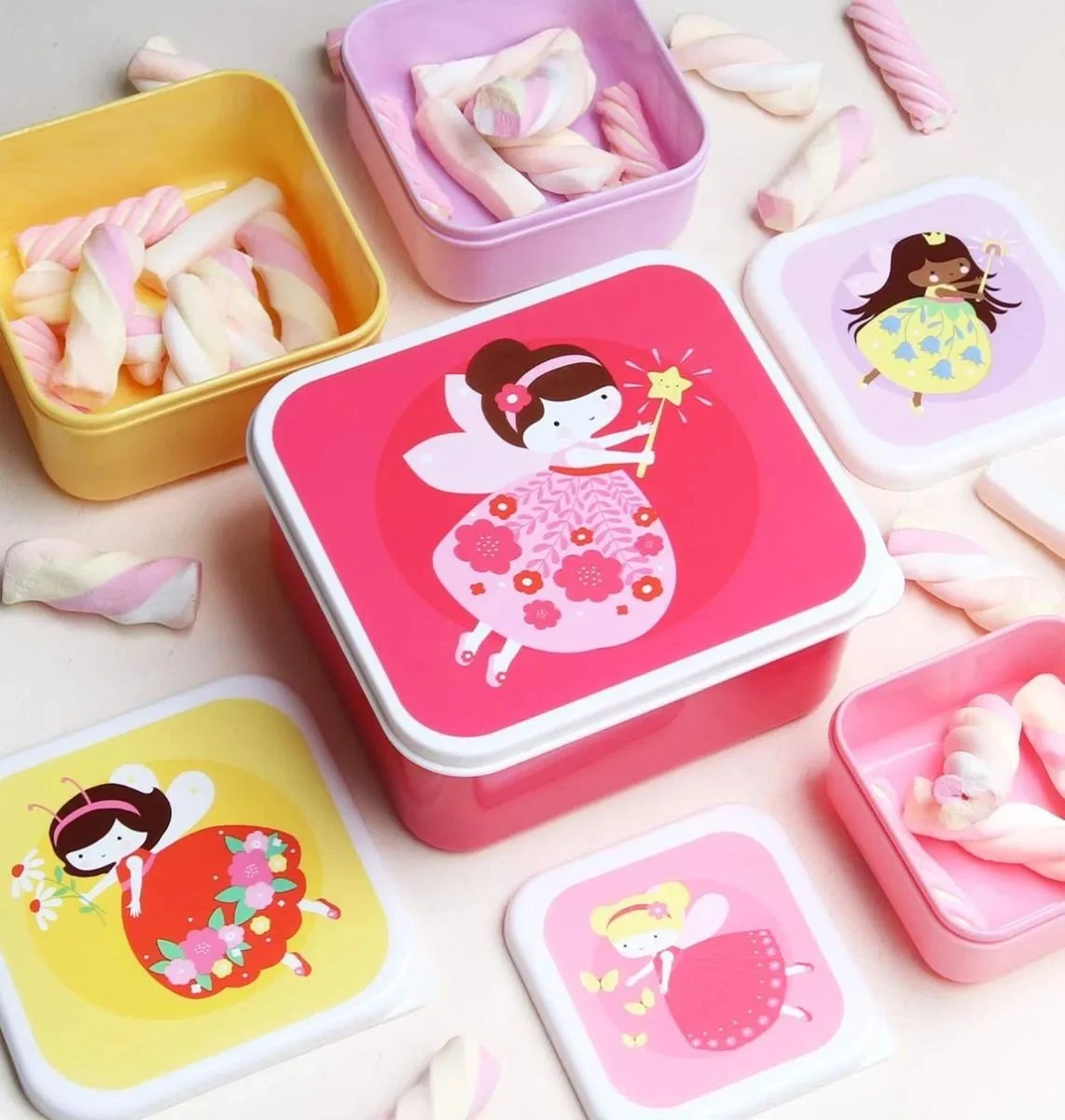 A Little Lovely Company Lunchset - Fee A Little Lovely Company Lunchset - Fee -Praktische Winkel Voor Keukenbenodigdheden sbsefa28 lr 5 lunch and snack box set fairies
