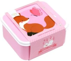 A Little Lovely Company Lunchset - Bosvriendjes -Praktische Winkel Voor Keukenbenodigdheden sbsefo27 lr 8 lunch and snack box set forest friends