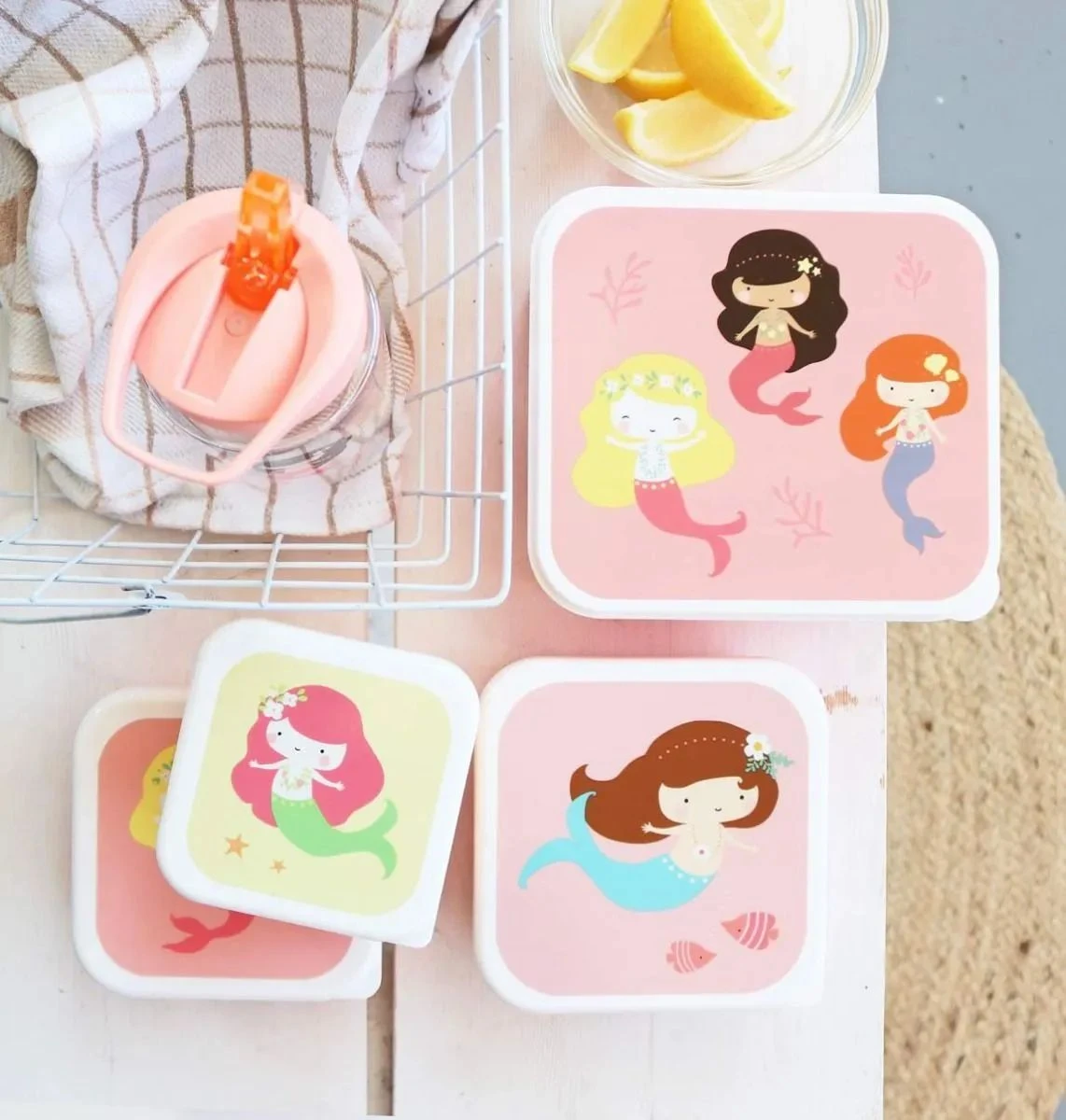 A Little Lovely Company Lunchset - Zeemeermin A Little Lovely Company Lunchset - Zeemeermin -Praktische Winkel Voor Keukenbenodigdheden sbseme40 lr 6 lunch snack box set mermaids