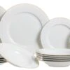 Studio Tavola Serviesset Wit / Goud - 18-delig / 6 Personen 1 Studio Tavola Serviesset Wit / Goud - 18-delig / 6 Personen -Praktische Winkel Voor Keukenbenodigdheden set 18delig 1 4 1