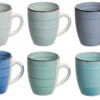 Studio Tavola Mokken Ocean Blue 350 Ml - 6 Stuks 1 Studio Tavola Mokken Ocean Blue 350 Ml - 6 Stuks -Praktische Winkel Voor Keukenbenodigdheden set ocean blue 2