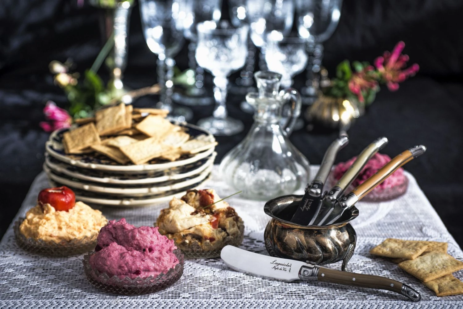 Laguiole Style de Vie Botermessen Treasure 4 Stuks Laguiole Style De Vie Botermessen Treasure 4 Stuks -Praktische Winkel Voor Keukenbenodigdheden sf gr laguiole botermessen treasure 4 1