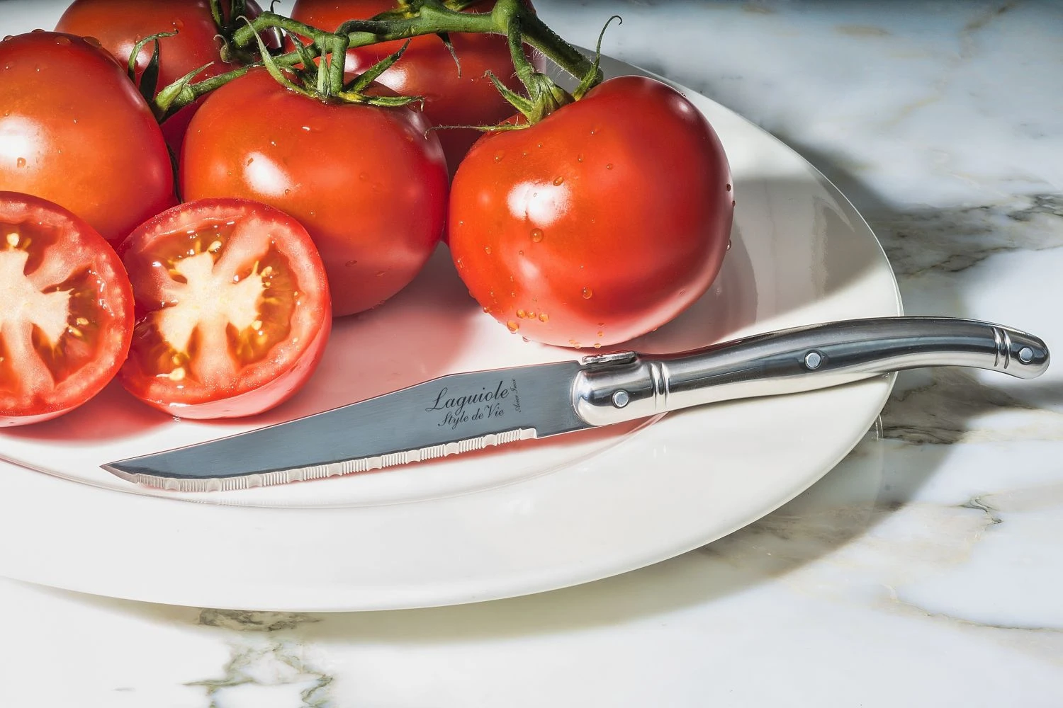 Laguiole Style de Vie Steakmessen Premium Line RVS 6 Stuks Laguiole Style De Vie Steakmessen Premium Line RVS 6 Stuks -Praktische Winkel Voor Keukenbenodigdheden sf premium line rvs5