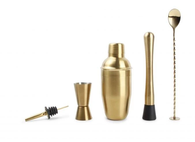 Salt & Pepper Cocktailset Bar - Goud - 7 delige set Salt & Pepper Cocktailset Bar - Goud - 7 Delige Set -Praktische Winkel Voor Keukenbenodigdheden sftp 8 2 824430