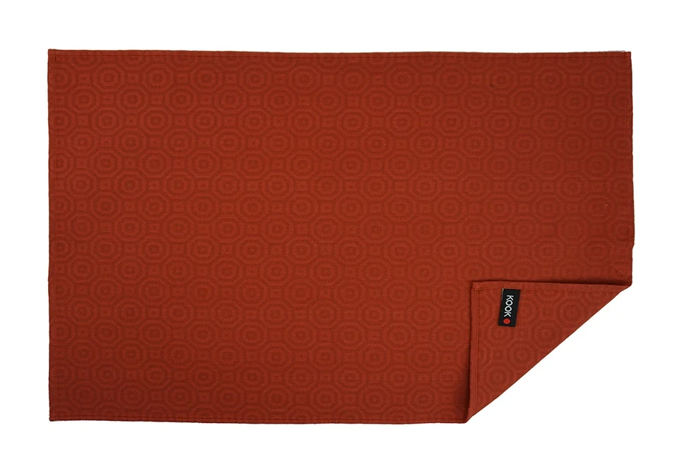 KOOK Theedoek Inka Terra 50 x 70 cm KOOK Theedoek Inka Terra 50 X 70 Cm -Praktische Winkel Voor Keukenbenodigdheden theedoekterra 1