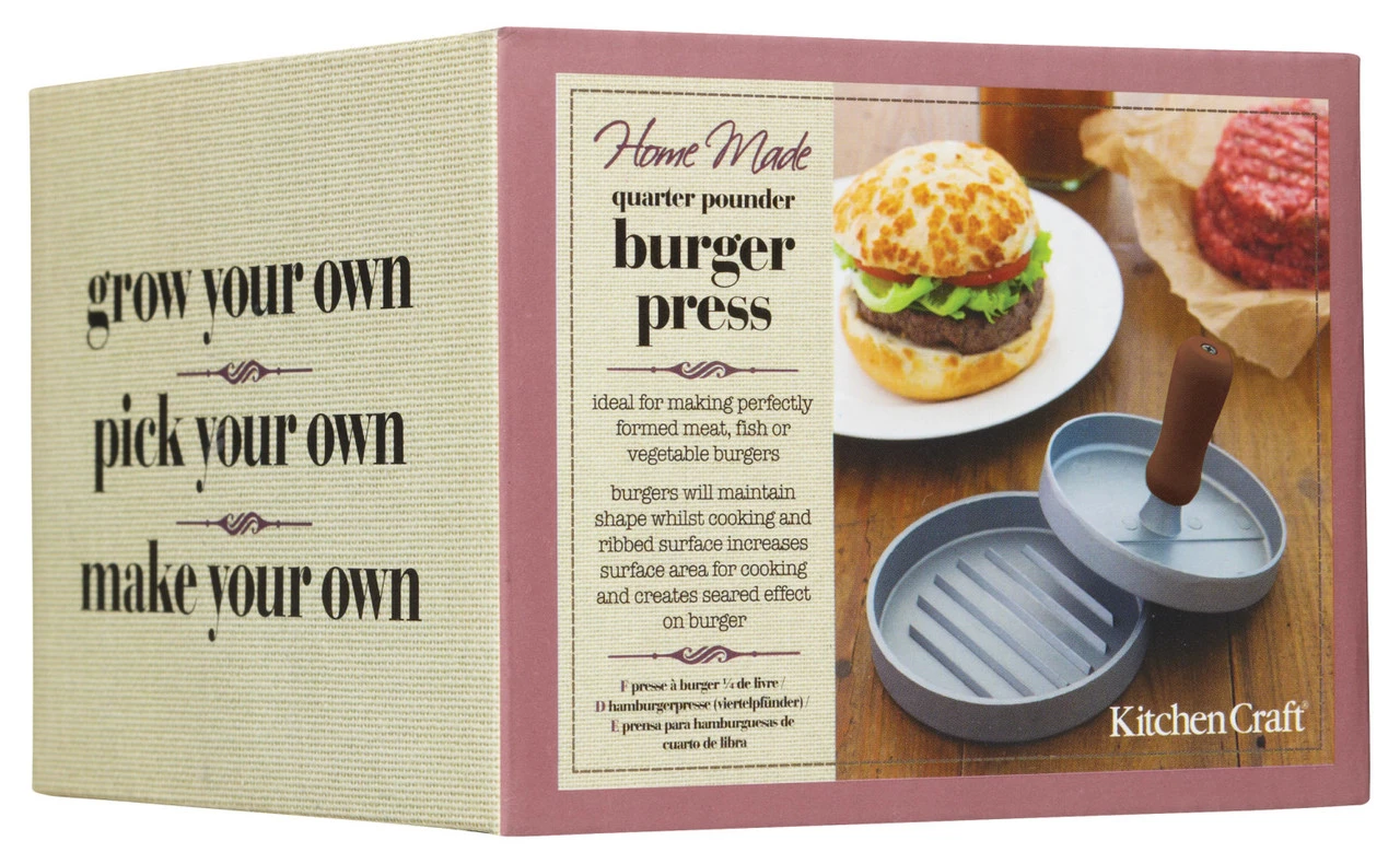 KitchenCraft Hamburgerpers Home Made - Aluminium - ø 11.5 cm KitchenCraft Hamburgerpers Home Made - Aluminium - ø 11.5 Cm -Praktische Winkel Voor Keukenbenodigdheden usb5jy9w9lmu6b6h5q1v 73721