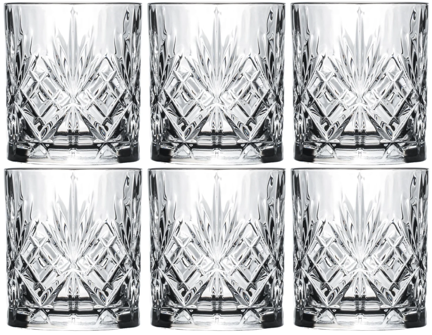 Cookinglife Whiskey Glazen / Cocktailglazen / Waterglazen Moy - 340 ml - 6 stuks Cookinglife Whiskey Glazen / Cocktailglazen / Waterglazen Moy - 340 Ml - 6 Stuks -Praktische Winkel Voor Keukenbenodigdheden waterglas moy