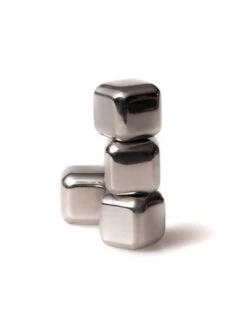 Jay Hill Whiskey Stenen - RVS - 4 Stuks -Praktische Winkel Voor Keukenbenodigdheden wiskey stenen 1