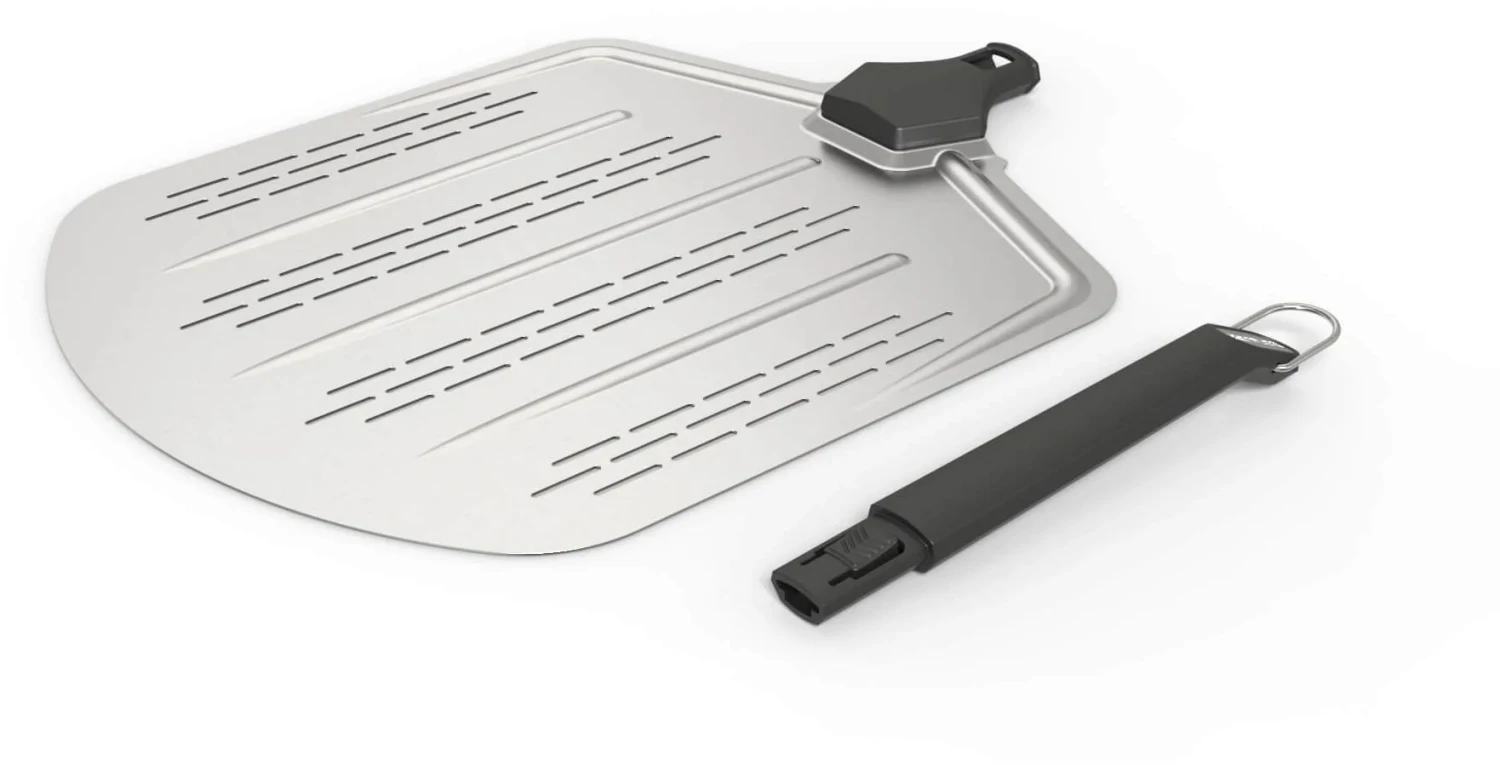 Witt Pizzaschep - Geperforeerd - Afneembare handgreep - ø 30 cm Witt Pizzaschep - Geperforeerd - Afneembare Handgreep - ø 30 Cm -Praktische Winkel Voor Keukenbenodigdheden wp accessory peel alu perforated 14in 004